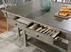 ANAYA Counter Ht. Table, Gray - Royal Furniture & Gifts (MI) - Multi Location