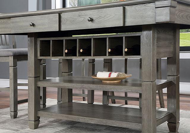 ANAYA Counter Ht. Table, Gray - Royal Furniture & Gifts (MI) - Multi Location