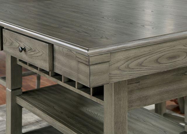ANAYA Counter Ht. Table, Gray - Royal Furniture & Gifts (MI) - Multi Location