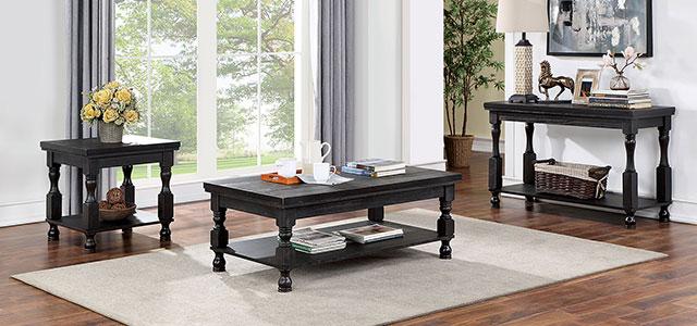 CALANDRA End Table, Antique Black - Royal Furniture & Gifts (MI) - Multi Location