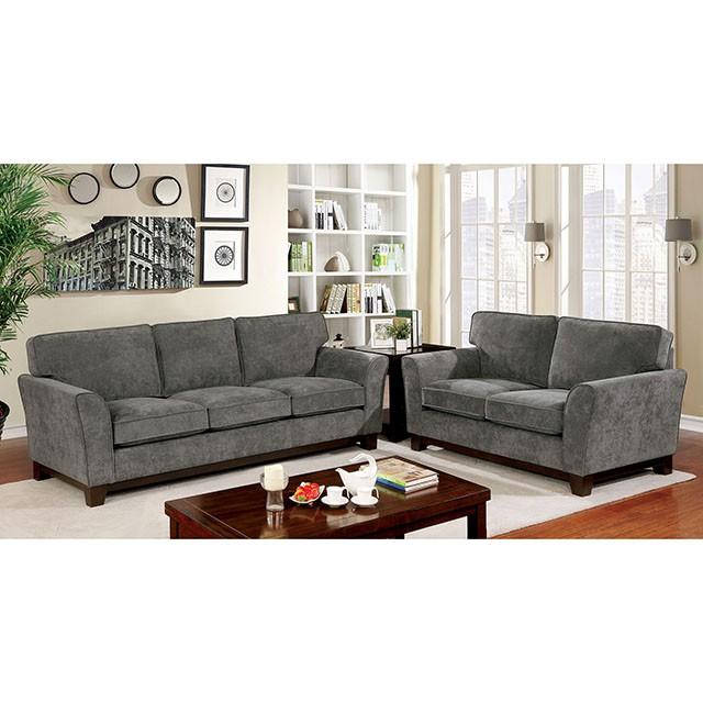 Caldicot Gray Love Seat - Royal Furniture & Gifts (MI) - Multi Location