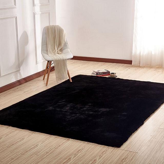 Caparica Black 5' X 7' Area Rug - Royal Furniture & Gifts (MI) - Multi Location