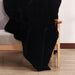 Caparica Black Throw, Black - Royal Furniture & Gifts (MI) - Multi Location