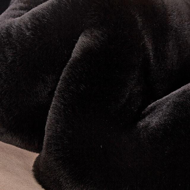 Caparica Black Throw, Black - Royal Furniture & Gifts (MI) - Multi Location