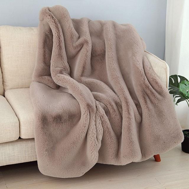 Caparica Blush Throw, Blush - Royal Furniture & Gifts (MI) - Multi Location