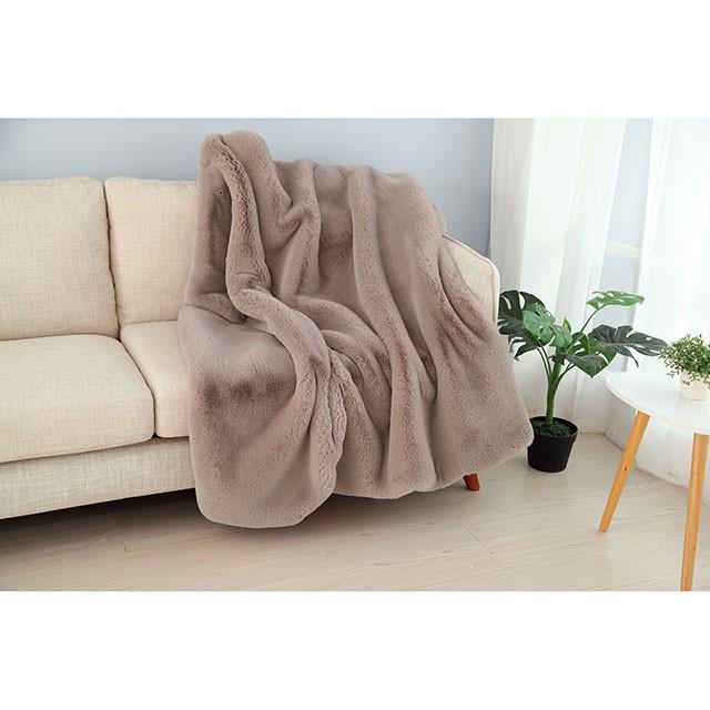 Caparica Blush Throw, Blush - Royal Furniture & Gifts (MI) - Multi Location