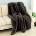 Caparica Charcoal Throw, Silver - Royal Furniture & Gifts (MI) - Multi Location