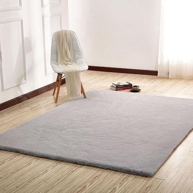 Caparica Silver 5' X 7' Area Rug - Royal Furniture & Gifts (MI) - Multi Location