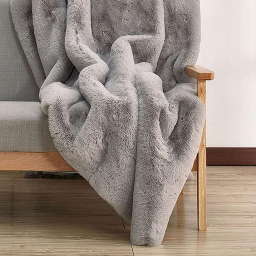 Caparica Silver Throw, Silver - Royal Furniture & Gifts (MI) - Multi Location
