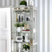 Carrollton Chrome Curio Cabinet - Royal Furniture & Gifts (MI) - Multi Location