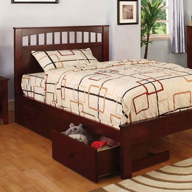 Carus Cherry Twin Bed - Royal Furniture & Gifts (MI) - Multi Location
