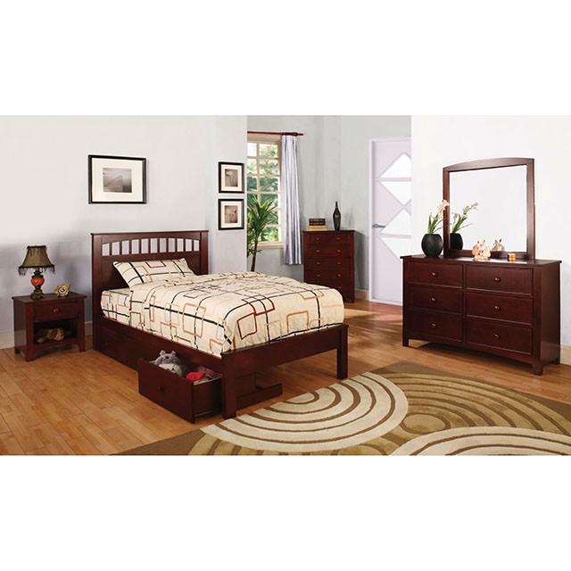 Carus Cherry Twin Bed - Royal Furniture & Gifts (MI) - Multi Location
