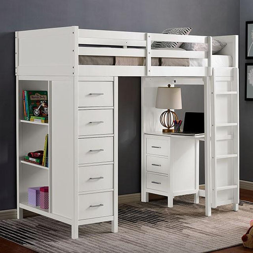 CASSIDY Twin Loft Bed w/ Drawers - Royal Furniture & Gifts (MI) - Multi Location