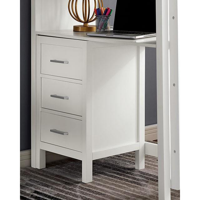 CASSIDY Twin Loft Bed w/ Drawers - Royal Furniture & Gifts (MI) - Multi Location