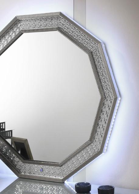 Cassiopeia Decagon Mirror - Royal Furniture & Gifts (MI) - Multi Location