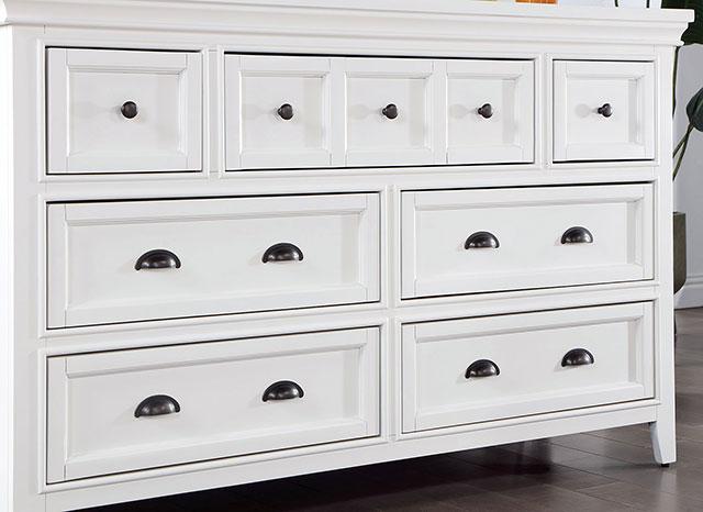 CASTILE Dresser, White - Royal Furniture & Gifts (MI) - Multi Location