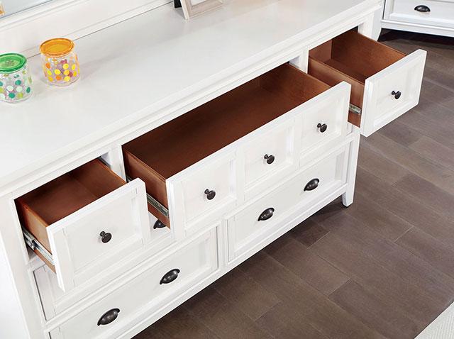 CASTILE Dresser, White - Royal Furniture & Gifts (MI) - Multi Location