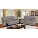 Castleford Light Gray Console Love Seat - Royal Furniture & Gifts (MI) - Multi Location