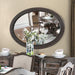 ARCADIA Rustic Natural Tone Mirror, Oval - Royal Furniture & Gifts (MI) - Multi Location