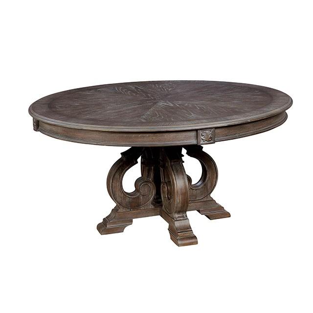 Arcadia Rustic Natural Tone Round Dining Table - Royal Furniture & Gifts (MI) - Multi Location