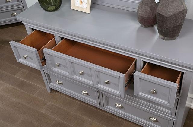 CASTLILE Dresser, Gray - Royal Furniture & Gifts (MI) - Multi Location