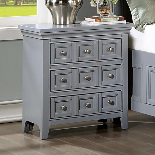 CASTLILE Night Stand w/ USB, Gray - Royal Furniture & Gifts (MI) - Multi Location