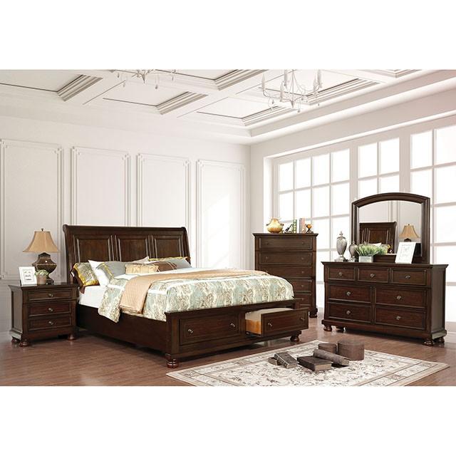 Castor Brown Cherry Mirror - Royal Furniture & Gifts (MI) - Multi Location