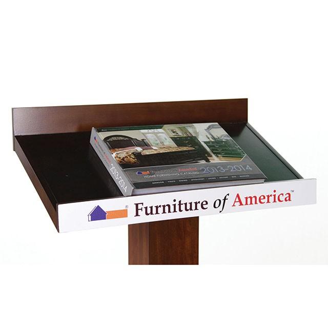 Catalia Dark Oak/Espresso Book Stand - Royal Furniture & Gifts (MI) - Multi Location