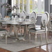 CATHALINA Oval Dining Table, Silver - Royal Furniture & Gifts (MI) - Multi Location