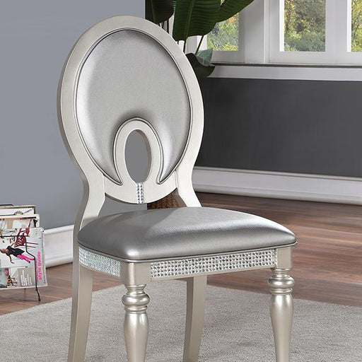 CATHALINA Side Chair (2/CTN), Silver - Royal Furniture & Gifts (MI) - Multi Location