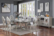 CATHALINA Oval Dining Table, Silver - Royal Furniture & Gifts (MI) - Multi Location