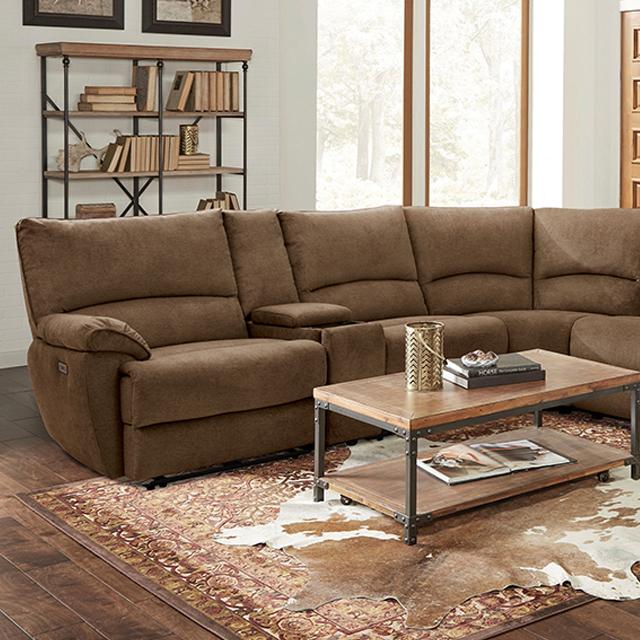 CERELIA Power Sectional, Brown - Royal Furniture & Gifts (MI) - Multi Location