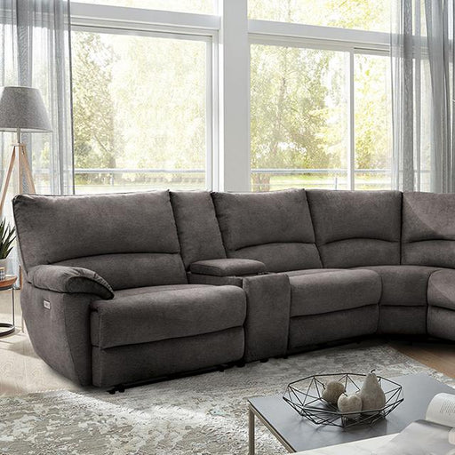 CERELIA Power Sectional, Gray - Royal Furniture & Gifts (MI) - Multi Location