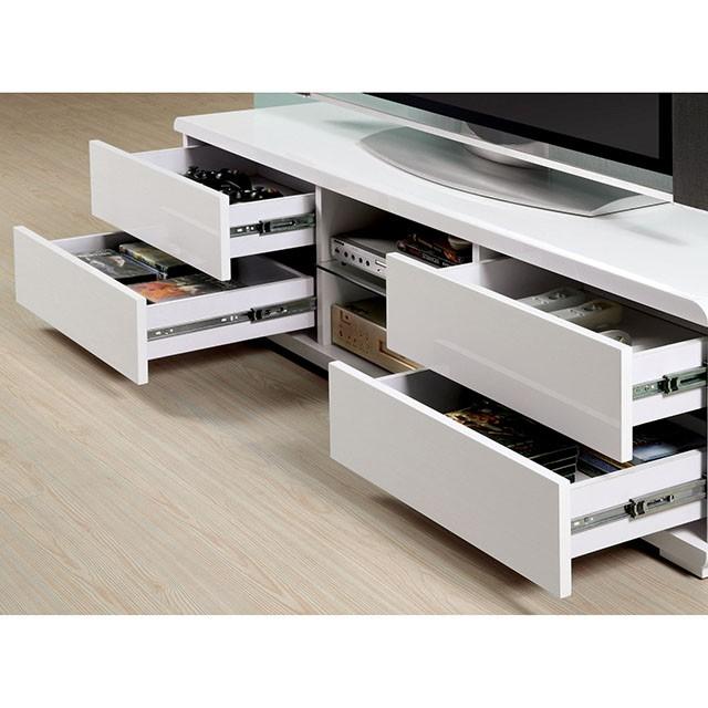 Cerro White 59" TV Console, White - Royal Furniture & Gifts (MI) - Multi Location