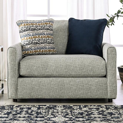 CHANCERY Chair & Half, Gray/Navy - Royal Furniture & Gifts (MI) - Multi Location
