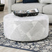 CHANCERY Ottoman, Gray/Navy - Royal Furniture & Gifts (MI) - Multi Location