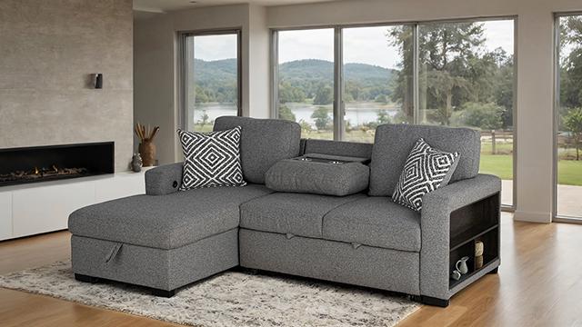 Chatham Sectional Gray - Royal Furniture & Gifts (MI) - Multi Location