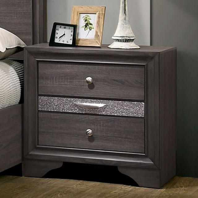 Chrissy Gray Night Stand - Royal Furniture & Gifts (MI) - Multi Location