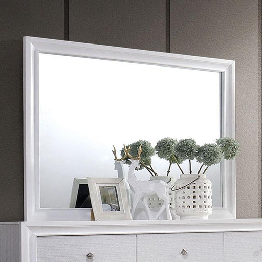 Chrissy White Mirror - Royal Furniture & Gifts (MI) - Multi Location