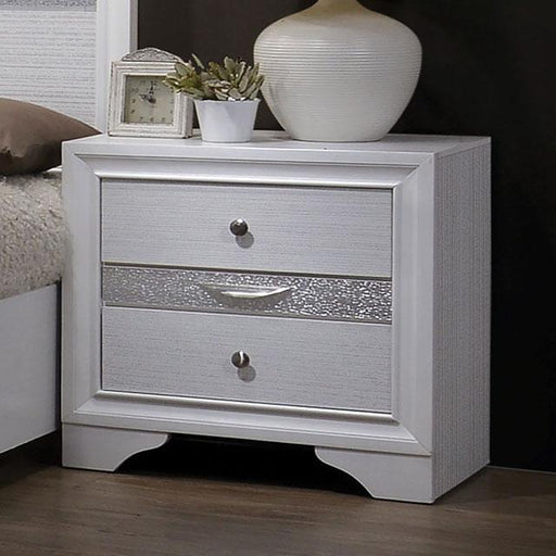 Chrissy White Night Stand - Royal Furniture & Gifts (MI) - Multi Location