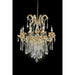 Christiana Gold 35"H Ceiling Lamp Gold, Hanging Crystal - Royal Furniture & Gifts (MI) - Multi Location
