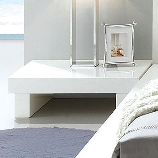 Christie Glossy White Night Stand - Royal Furniture & Gifts (MI) - Multi Location