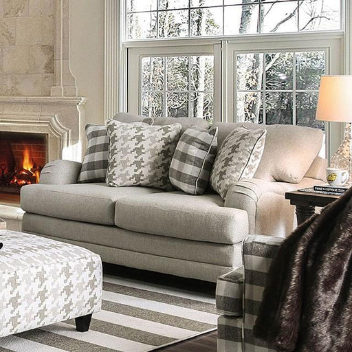 Christine Light Gray Love Seat - Royal Furniture & Gifts (MI) - Multi Location