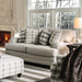 Christine Light Gray Love Seat - Royal Furniture & Gifts (MI) - Multi Location