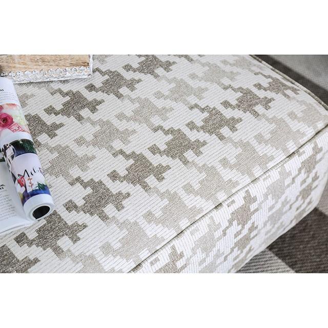Christine Light Gray/Pattern Ottoman - Royal Furniture & Gifts (MI) - Multi Location