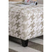 Christine Light Gray/Pattern Ottoman - Royal Furniture & Gifts (MI) - Multi Location