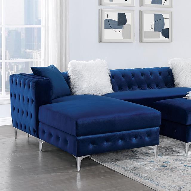 CIABATTONI Sectional, Navy - Royal Furniture & Gifts (MI) - Multi Location