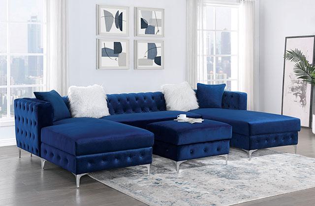CIABATTONI Sectional, Navy - Royal Furniture & Gifts (MI) - Multi Location