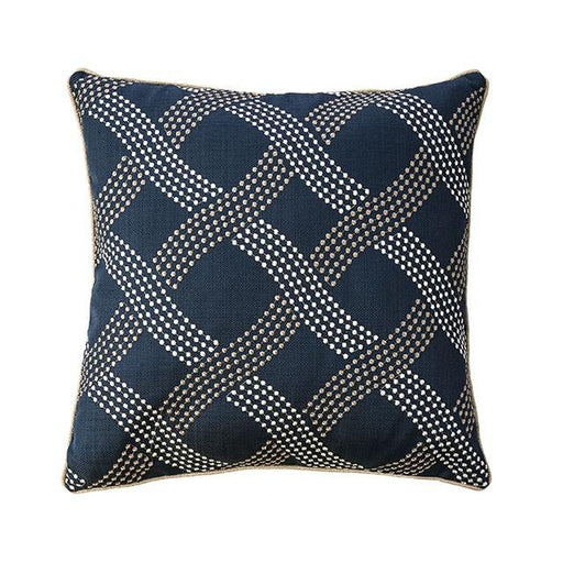 Cici Navy 20" X 20" Pillow, Navy (2/CTN) - Royal Furniture & Gifts (MI) - Multi Location