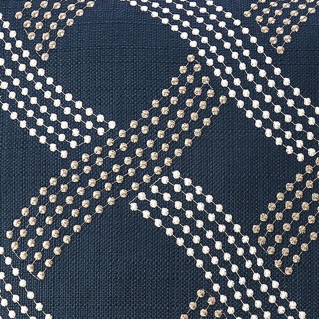 Cici Navy 20" X 20" Pillow, Navy (2/CTN) - Royal Furniture & Gifts (MI) - Multi Location